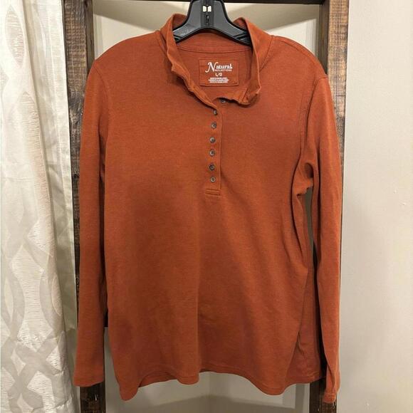 Women's Rust Long Sleeve Top - Picture 1 of 4